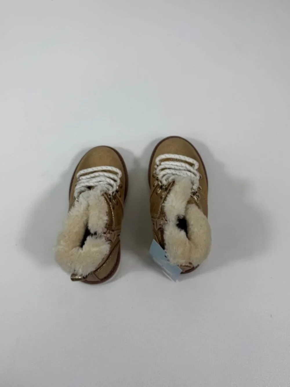 Cat & Jack Toddler Girls Reed Zipper Slip-On Lace Up Combat Winter Boots Sz 8